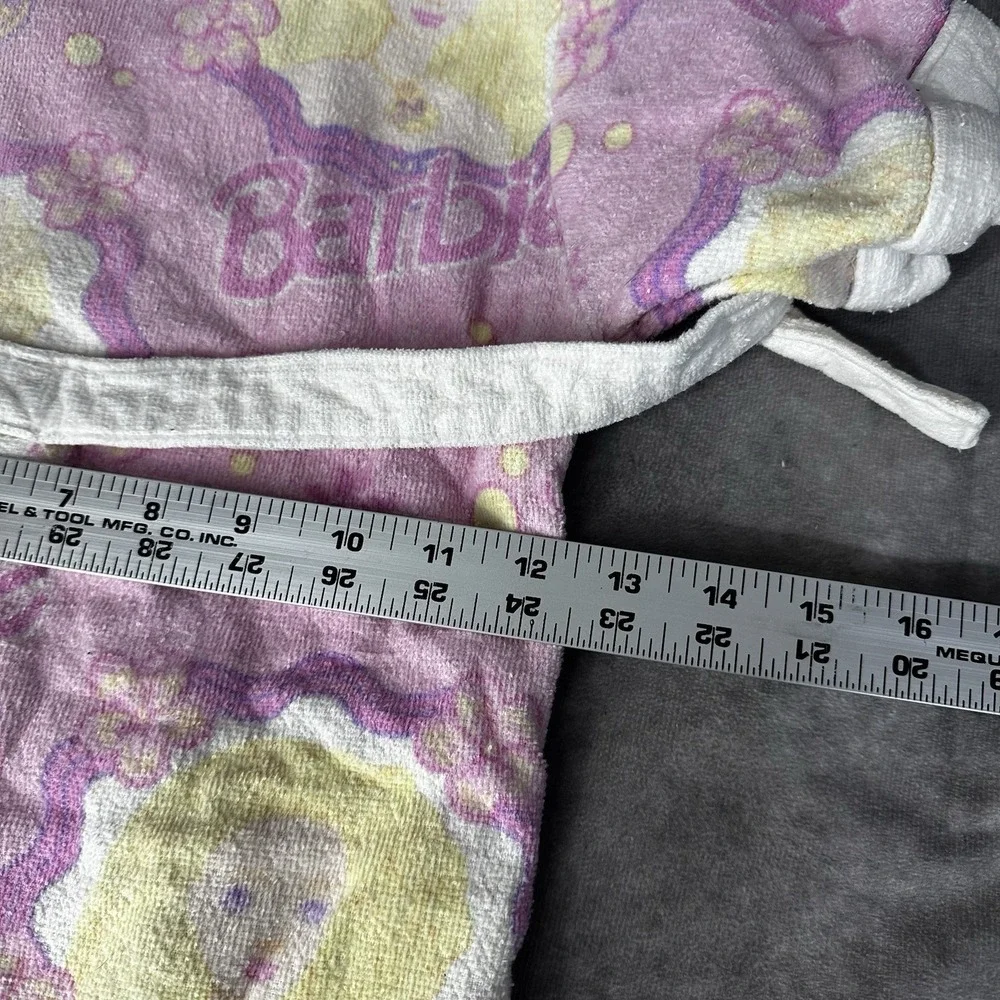 Vintage 1997 Barbie Robe Girls‎ Sz Small 4-5 Toddler Cotton